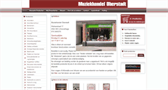 Desktop Screenshot of muziekhandeloberstadt.nl