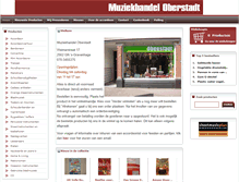 Tablet Screenshot of muziekhandeloberstadt.nl